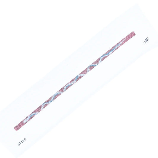 Stitch Style Anne Fisher Snake Wrap Bracelet Needlepoint Canvas - Red and Blue