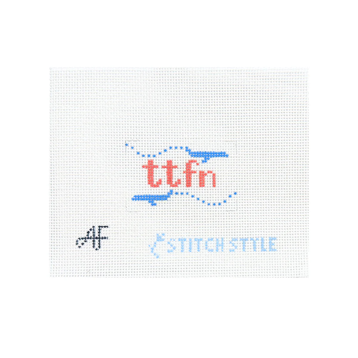 Stitch Style Anne Fisher Ta-ta For Now Needlepoint Canvas