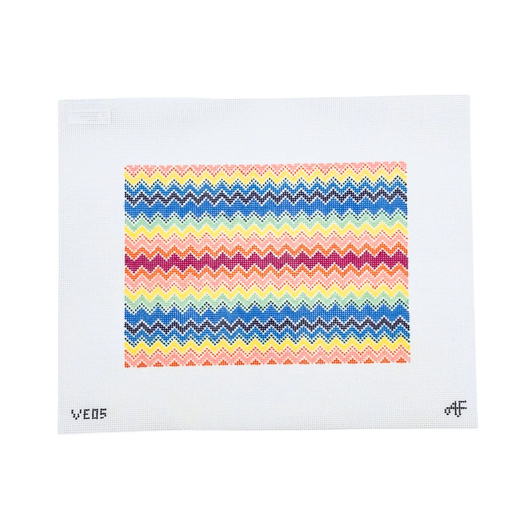 Stitch Style Bargello Clutch Needlepoint Canvas