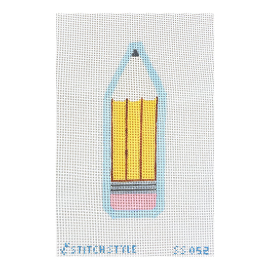 Stitch Style Jinny McAuliffe School Pencil Needlepoint Canvas