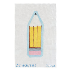 Stitch Style Jinny McAuliffe School Pencil Needlepoint Canvas