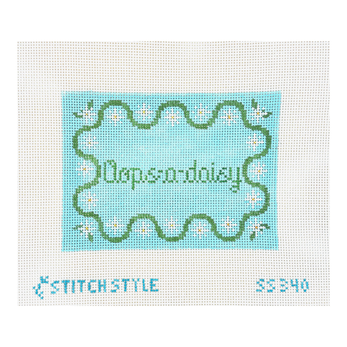 Stitch Style Oops A Daisy Needlepoint Canvas
