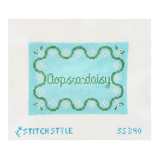 Stitch Style Oops A Daisy Needlepoint Canvas