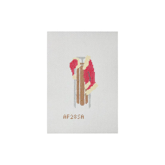 Stitch Style Santa Sled Needlepoint Canvas
