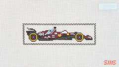 Stitching with Stacey F1 Ferrari Car Needlepoint Canvas