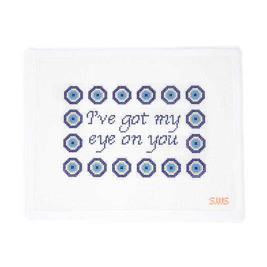 Stitching with Stacey I've Got My Eye On You Needlepoint Canvas