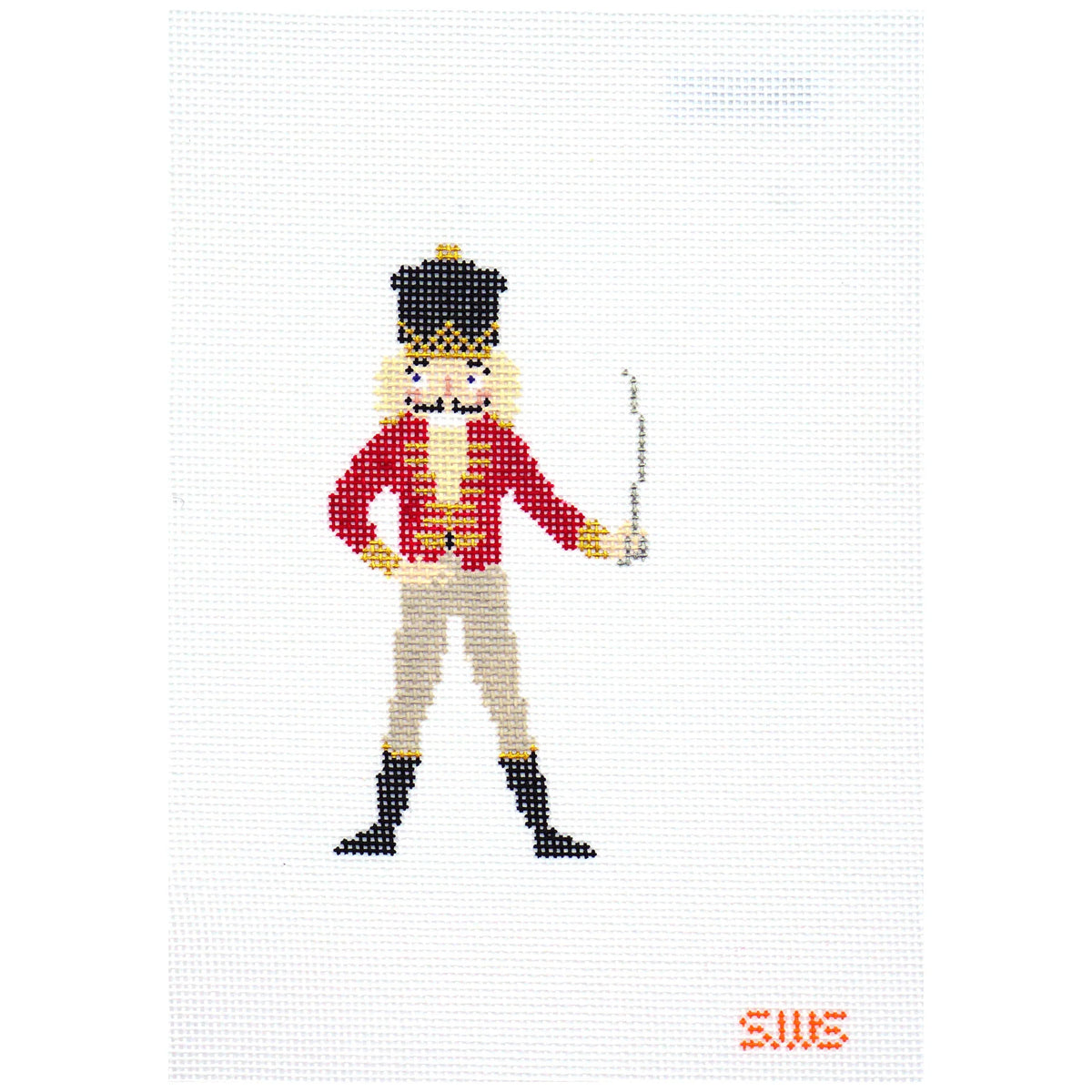 Stitching with Stacey Nutcracker Needlepoint Canvas