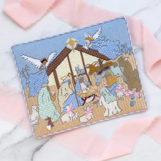Stitch Style Nativity Needlepoint Canvas