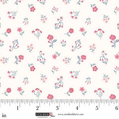 Studio E Fabrics Maureen Fiorellini Beautiful Bowquets Mini Blossoms in Cream