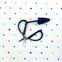 Super Snips Mini Travel Embroidery Scissors - Navy