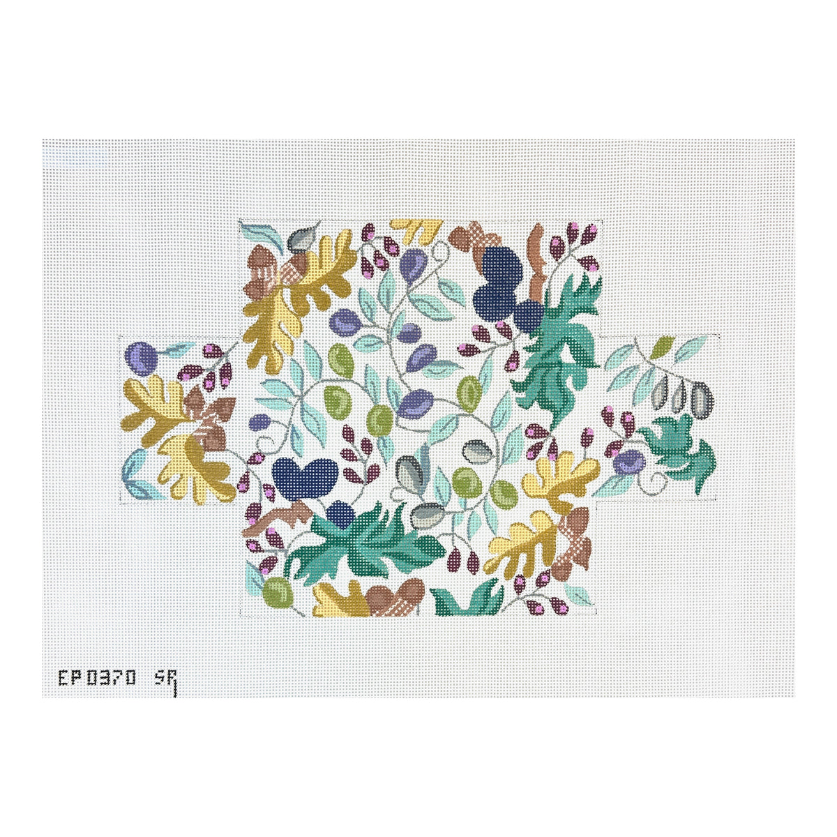 Susan Roberts Needlepoint EP Arts Arbor De Provence Brick Cover Needlepoint Canvas