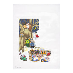 Susan Roberts Needlepoint Barbara Eyre Christmas Greetings Stocking Needlepoint Canvas