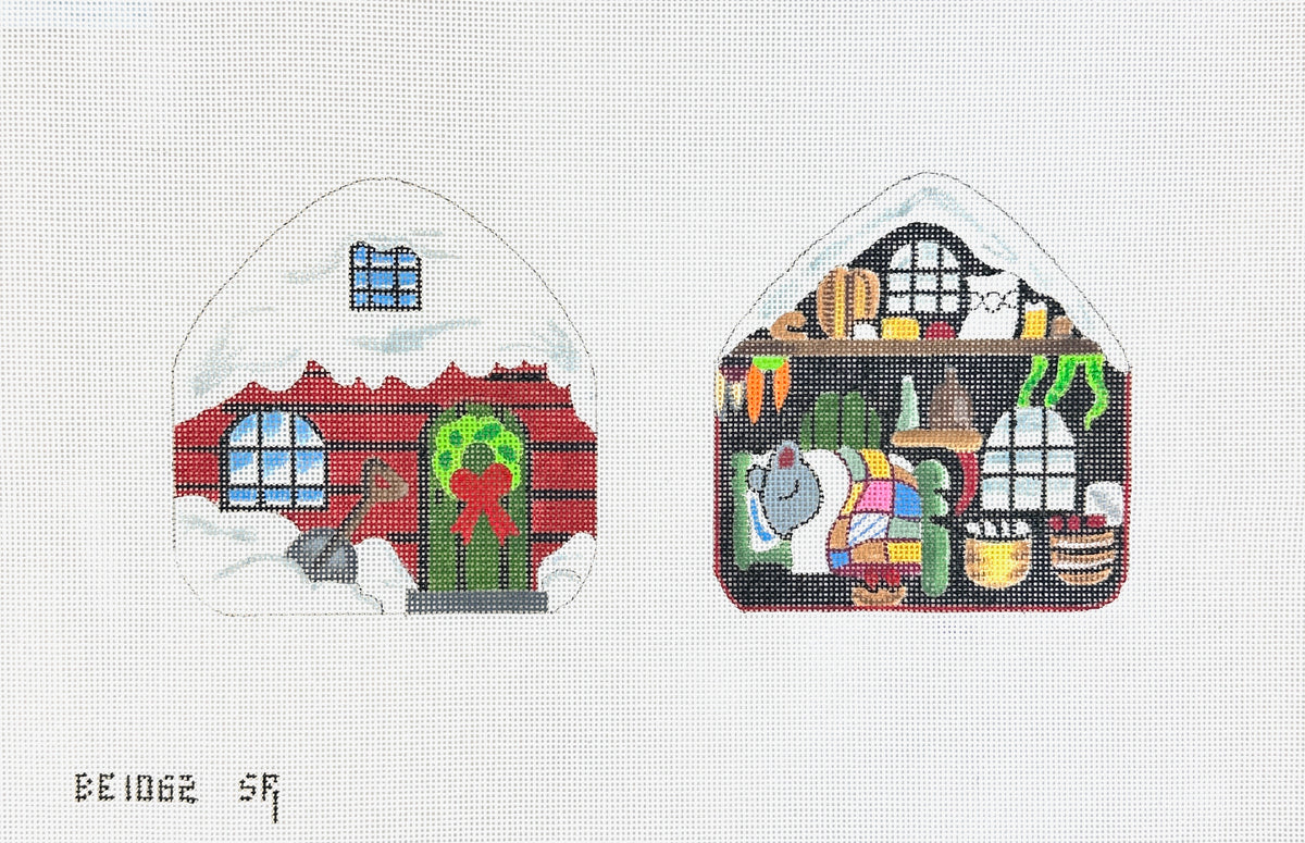 Susan Roberts Needlepoint Barbara Eyre Mouse House Needlepoint Canvas