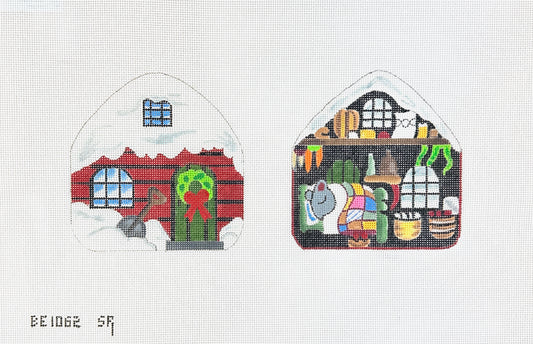 Susan Roberts Needlepoint Barbara Eyre Mouse House Needlepoint Canvas