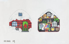 Susan Roberts Needlepoint Barbara Eyre Mouse House Needlepoint Canvas