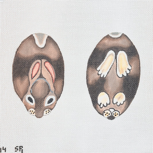 Susan Roberts Needlepoint Barbara Eyre Two Sided Bunny Scissors Case Needlepoint Canvas