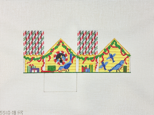 Susan Roberts Needlepoint Birdhouse Mini House Needlepoint Canvas