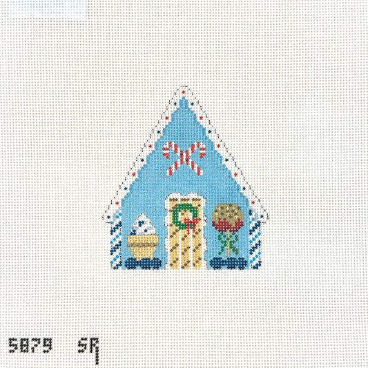 Susan Roberts Needlepoint Blueberry House Needlepoint Canvas