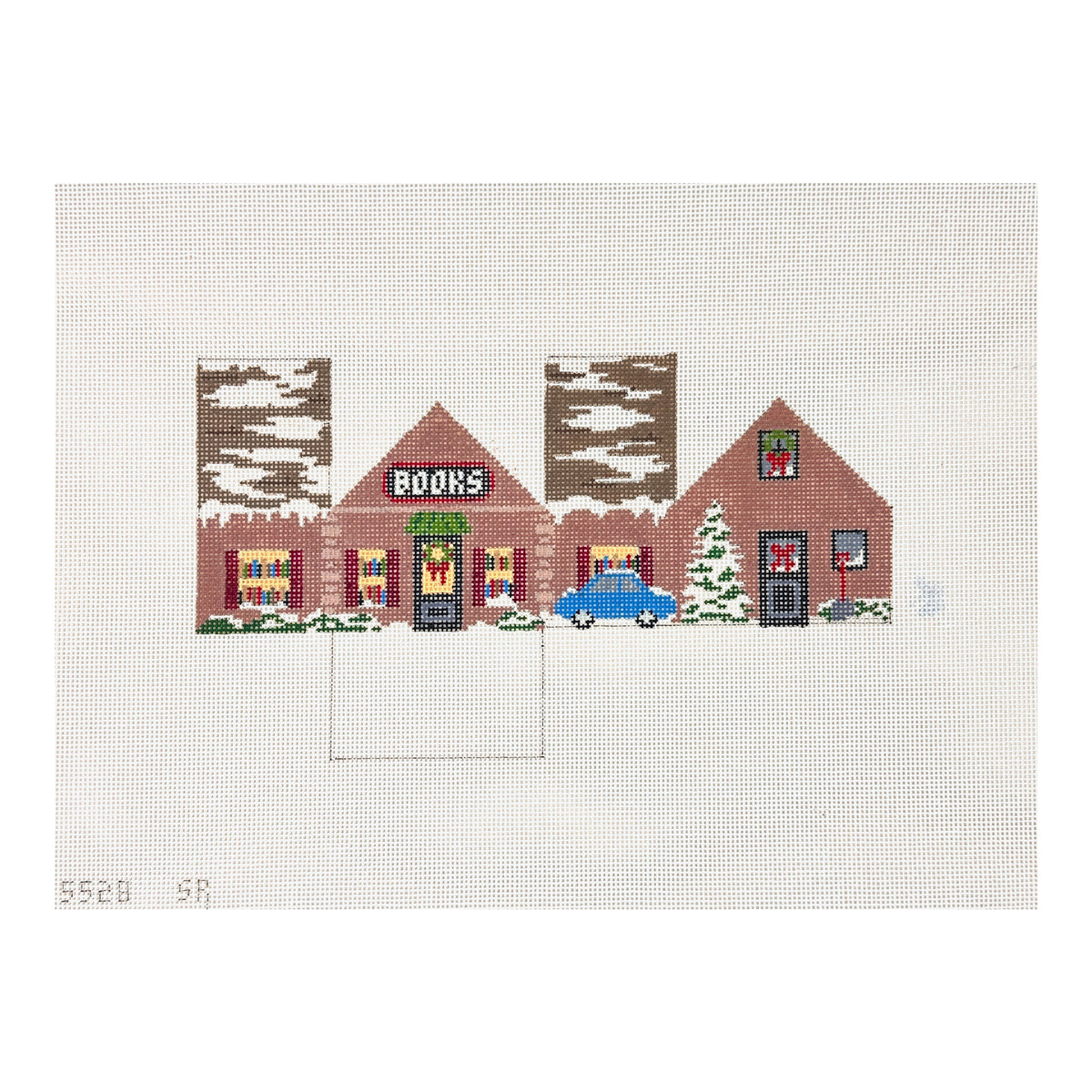 Susan Roberts Needlepoint Book Shop Mini House Needlepoint Canvas