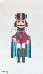 Susan Roberts Needlepoint Caped King Nutcracker 18" Stand Up Needlepoint Canvas