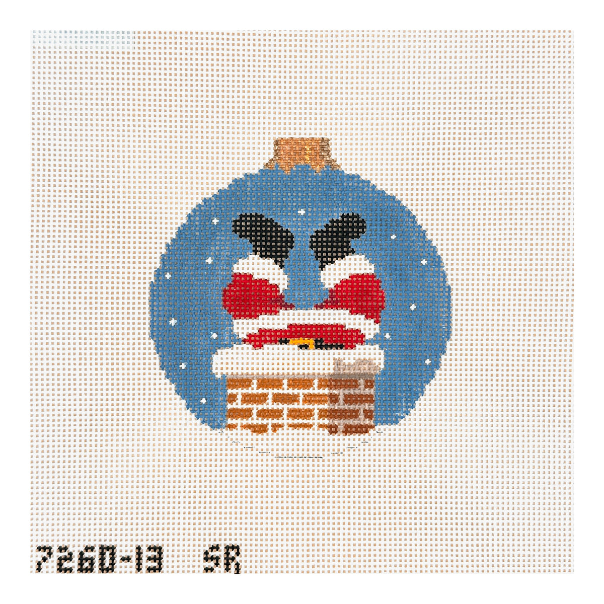 Susan Roberts Needlepoint Down the Chimney Needlepoint Canvas - 13M