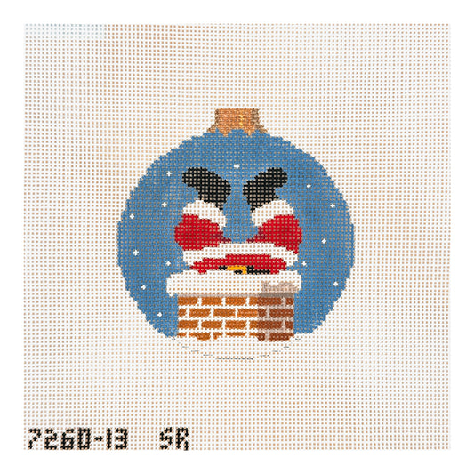 Susan Roberts Needlepoint Down the Chimney Needlepoint Canvas - 13M
