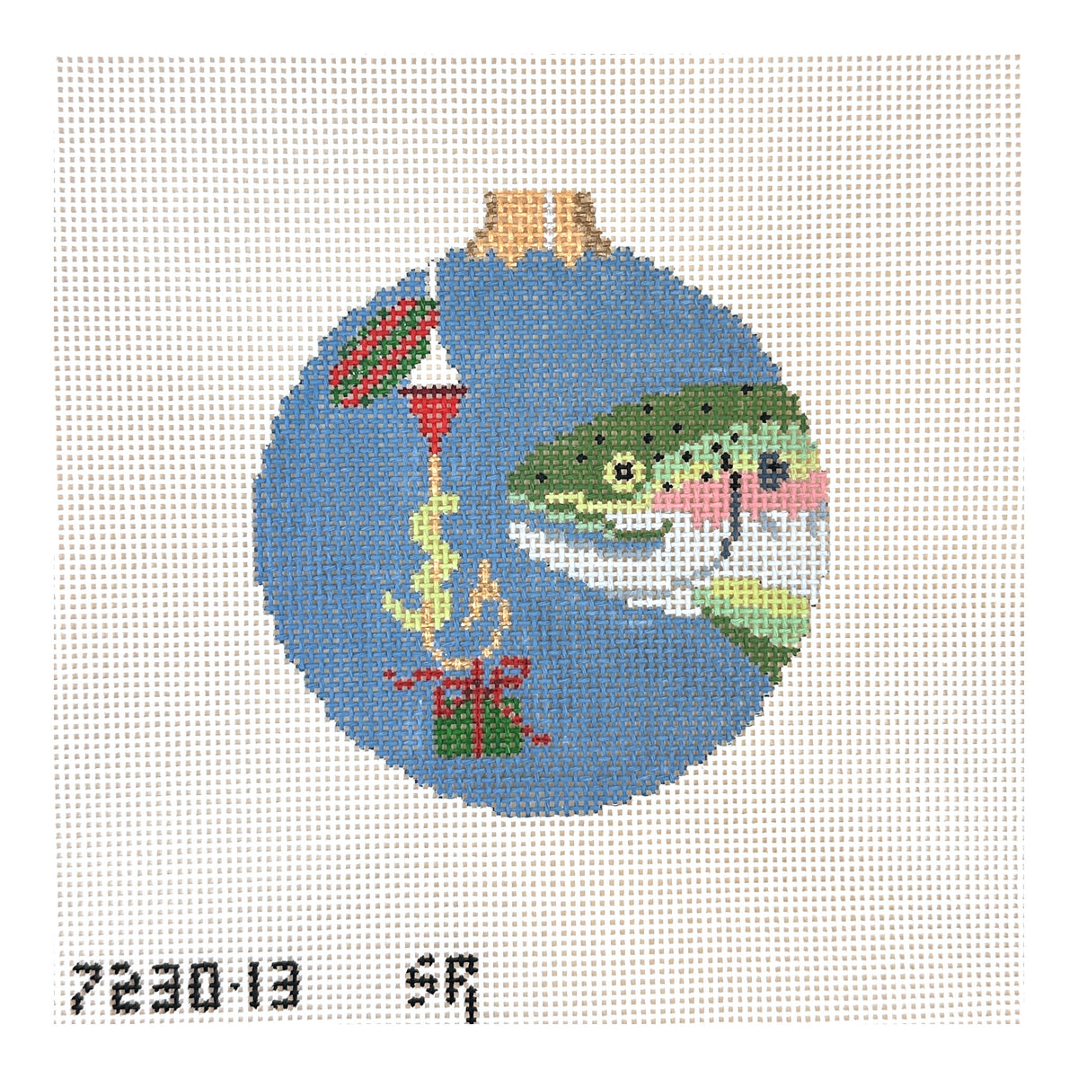 Susan Roberts Needlepoint Fish Gift Needlepoint Canvas - 13M