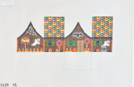 Susan Roberts Needlepoint Halloween 3D Gingerbread House Needlepoint Canvas - 18M