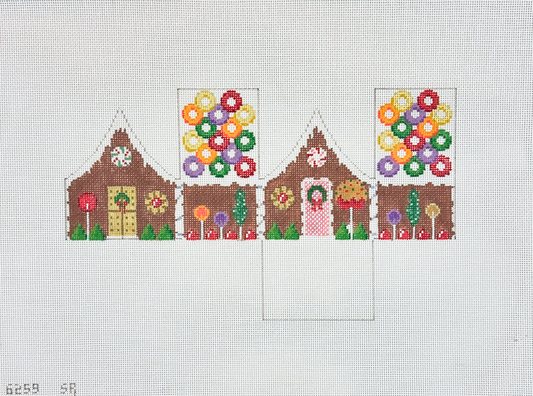 Susan Roberts Needlepoint Life Saver Gingerbread House Needlepoint Canvas