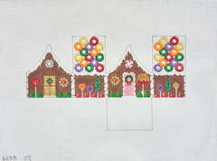 Susan Roberts Needlepoint Life Saver Gingerbread House Needlepoint Canvas