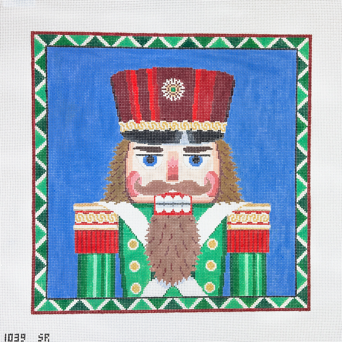Susan Roberts Needlepoint Nutcracker 14" Square Needlepoint Canvas