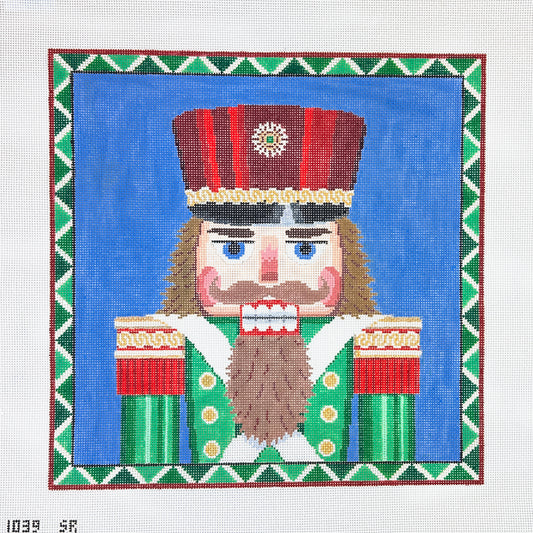 Susan Roberts Needlepoint Nutcracker 14" Square Needlepoint Canvas