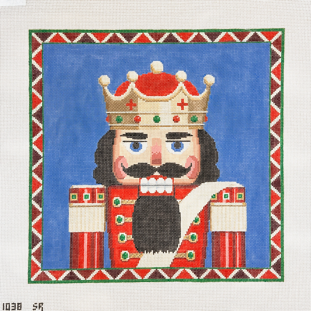 Susan Roberts Needlepoint Nutcracker King 14" Square Needlepoint Canvas