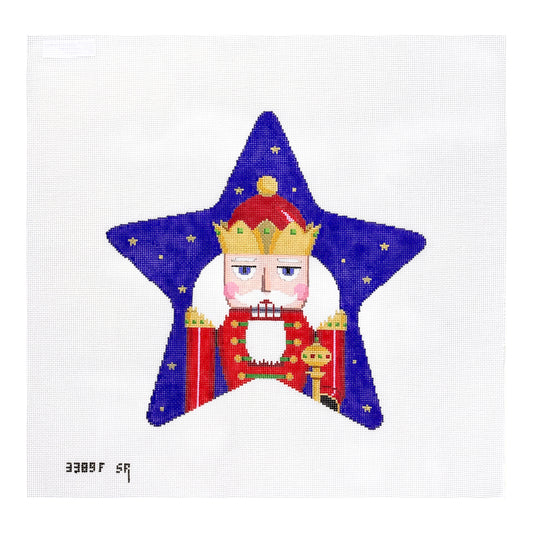 Susan Roberts Needlepoint Nutcracker King Tree Topper Needlepoint Canvas