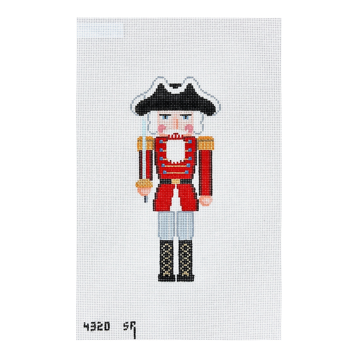Susan Roberts Needlepoint Red Guard Nutcracker Needlepoint Canvas