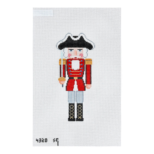 Susan Roberts Needlepoint Red Guard Nutcracker Needlepoint Canvas