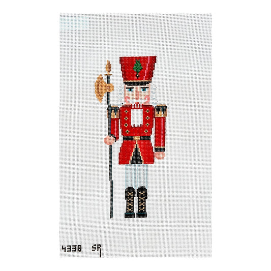 Susan Roberts Needlepoint Red Guard with Ceremonial Axe Needlepoint Canvas