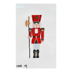 Susan Roberts Needlepoint Red Guard with Ceremonial Axe Needlepoint Canvas