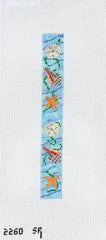 Susan Roberts Needlepoint Sea Shells Key Fob Needlepoint Canvas