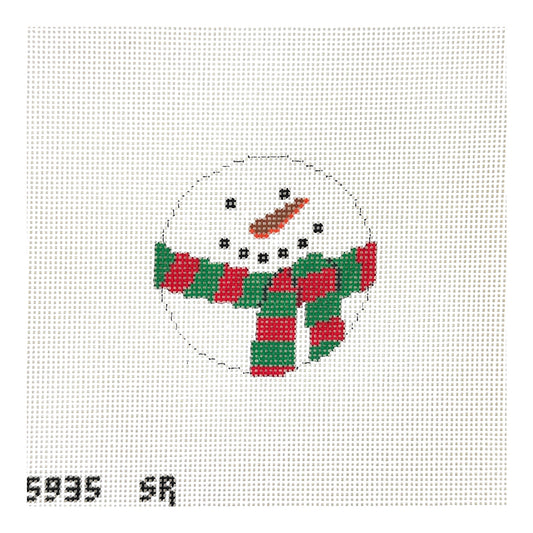 Susan Roberts Needlepoint Snowball Face Needlepoint Canvas