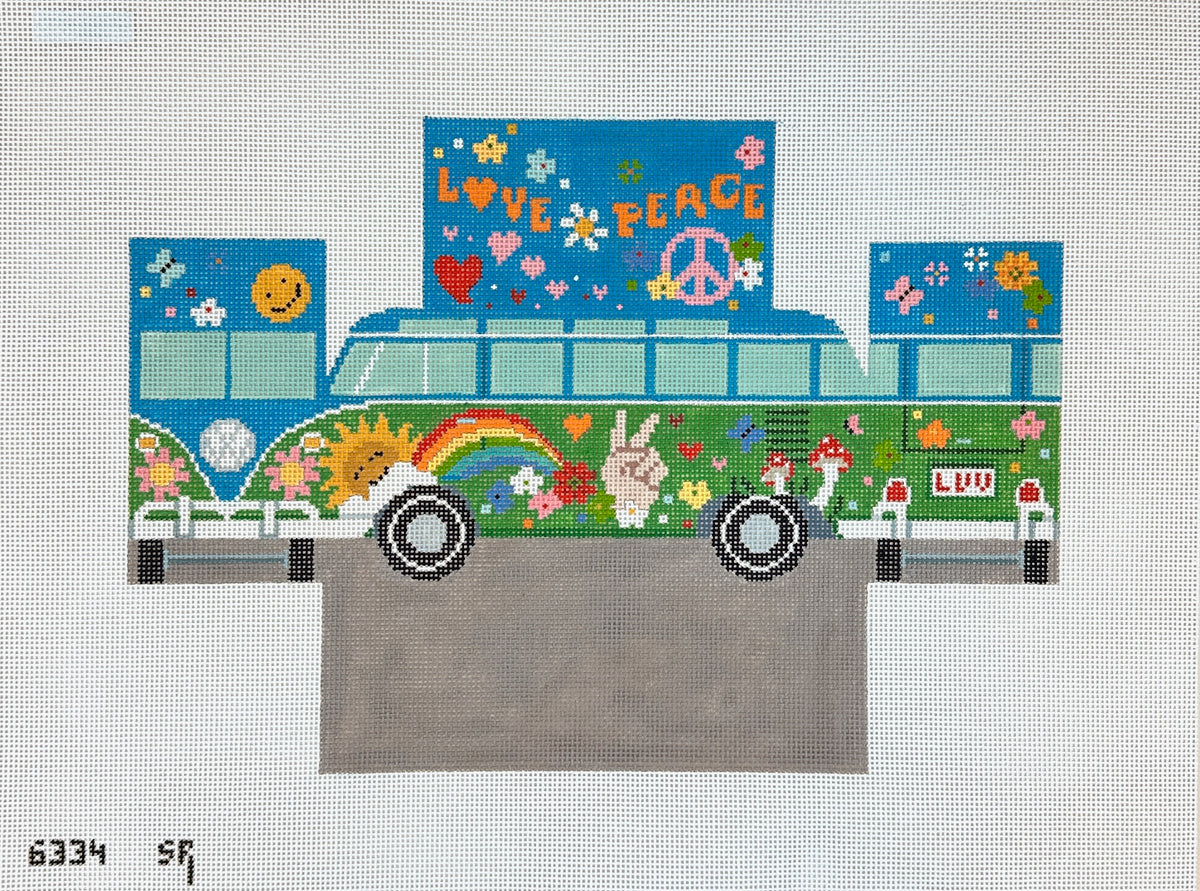 Susan Roberts Needlepoint VW Brick Cover Needlepoint Canvas