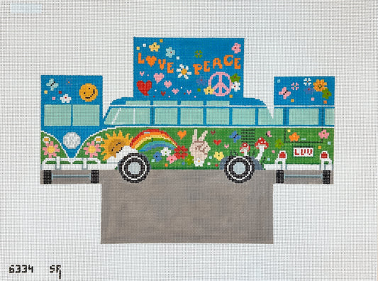 Susan Roberts Needlepoint VW Brick Cover Needlepoint Canvas