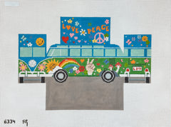 Susan Roberts Needlepoint VW Brick Cover Needlepoint Canvas