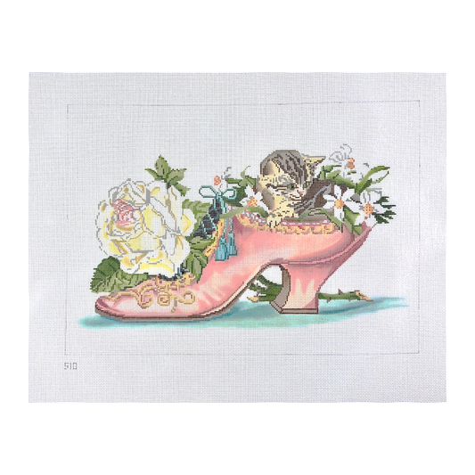 Tapestry Fair Cobblers Kitten Needlepoint Canvas