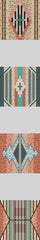 The Meredith Collection Treglown Designs Southwest Pattern Needlepoint Canvas