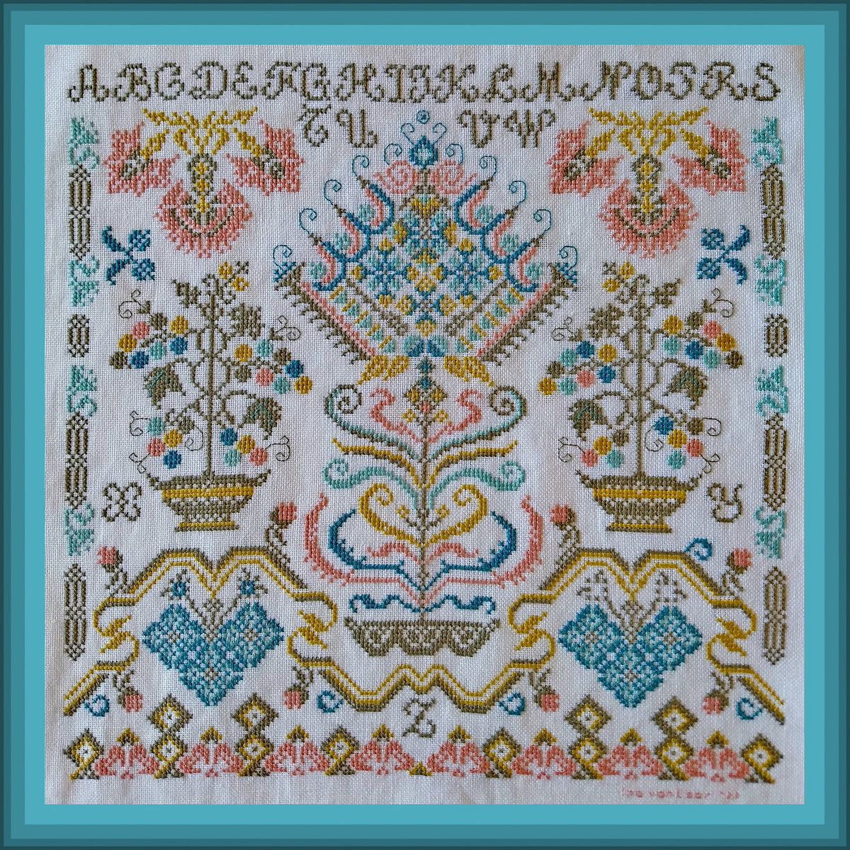 Tempting Tangles Designs Palampore Tree of Life Cross Stitch Pattern