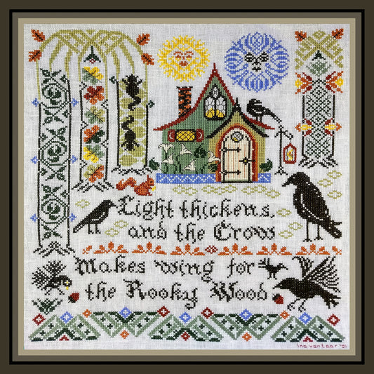 Tempting Tangles Designs Rooky Woods Cross Stitch Pattern