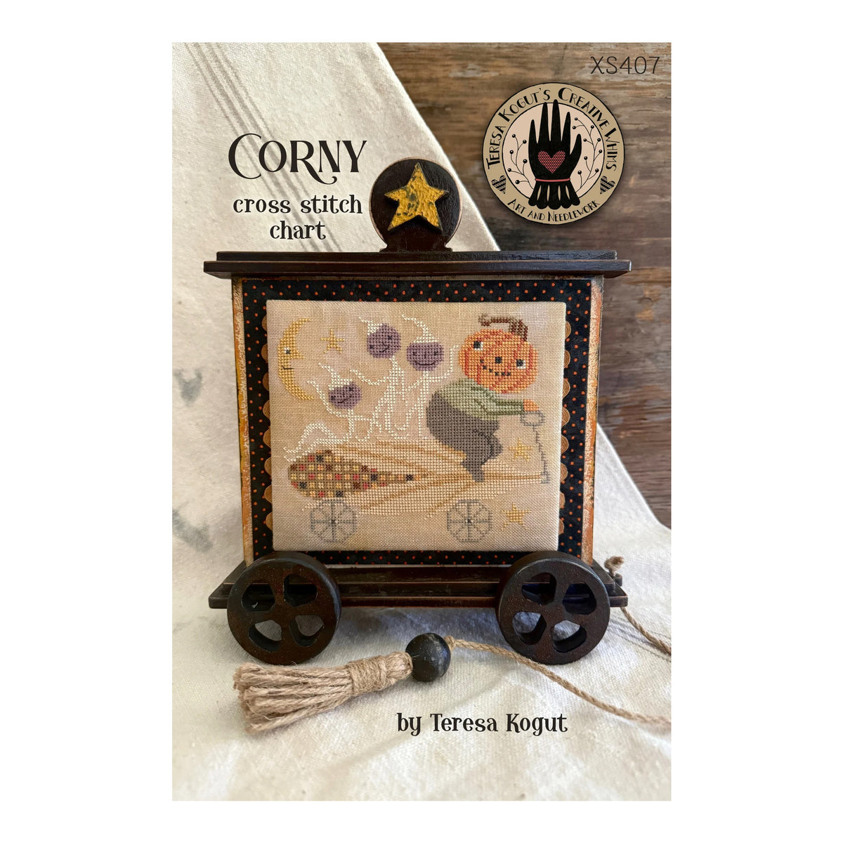 Teresa Kogut Creative Whims Corny Cross Stitch Pattern