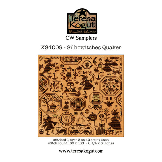 Teresa Kogut Creative Whims Silhowitches Quaker Cross Stitch Pattern