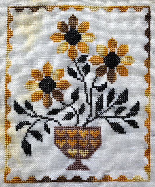 The Artsy Housewife A Small Bouquet Cross Stitch Pattern